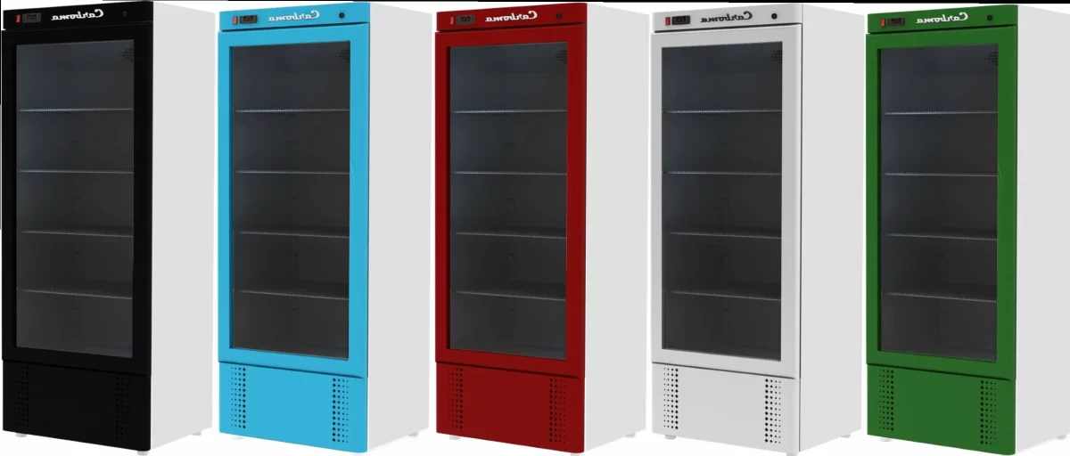 Шкаф холодильный CARBOMA ШХ-0,8К INOX (стеклянные двери-купе)