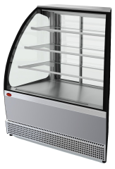 Витрина холодильная Veneto VS-UN, нерж. (угол наружный), раздвижная дверь