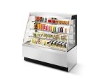 ВИТРИНА КОНДИТЕРСКАЯ VETE KUB OF 130 БЕЛЫЙ ГЛЯНЕЦ/ШЛИФОВАННАЯ НЕРЖАВЕЙКА