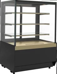 Кондитерская витрина CARBOMA CUBE 2 STANDARD KC70 VV 0,9-1 (2.0) Черный / бронза