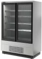 Холодильная горка Carboma CUBE STANDARD FC20-07 VL 1,3-1 X5L (нерж. сталь)