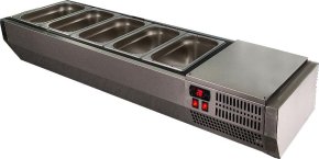 Витрин настольная Polair VT2-G (1/3) холодильная