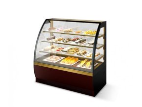 ВИТРИНА КОНДИТЕРСКАЯ VETE LUX 130 ШОКОЛАД/ЗОЛОТОЙ ГЛЯНЕЦ