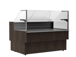 Витрина холодильная гастрономическая Carboma GC110 SP 0,94-2 (ВХСл-0,94 Carboma GC110 (рыба на льду)) (СТАЛЬ)