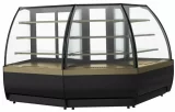 Витрина кондитерская Carboma FLANDRIA STANDARD 2 K70 VM 0,9-2 горка открытая (9005)