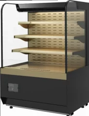 Холодильная горка CARBOMA RADIUS STANDARD KR70 VM 0,9-2 (черный / бронза)