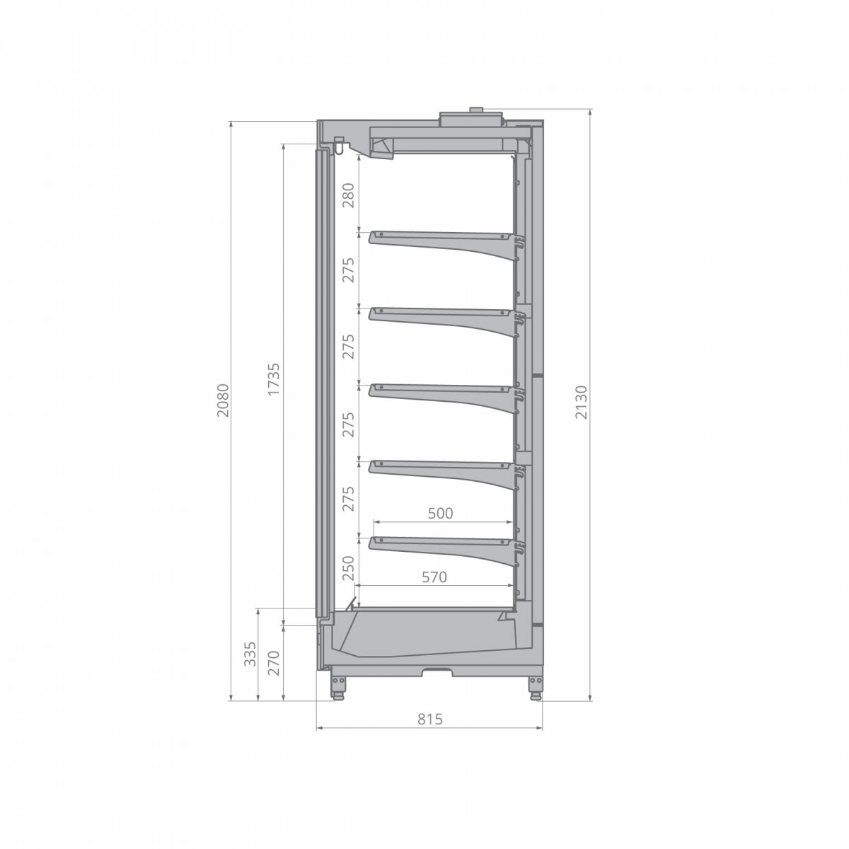 Холодильная горка Brandford VR 2240.950 ESC 125