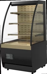 Холодильная горка CARBOMA FLANDRIA 2 STANDARD K70 VM 0,6-2 (черный / бронза)
