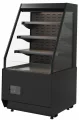 Кондитерская холодильная витрина Carboma KC70 VM 0,6-2 (CUBE STANDARD 2) открытая, темно-серая (9005)