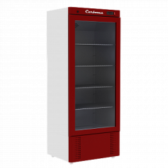 Шкаф холодильный со стеклянной дверью ШХ-0,8К Полюс INOX