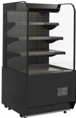 Витрина холодильная горка Carboma RADIUS STANDARD KR70 VM 0,6-2 (9005) открытая