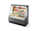 ВИТРИНА КОНДИТЕРСКАЯ VETE KUB OFT 130 СЕРЫЙ МАТОВЫЙ/ШЛИФОВАННАЯ НЕРЖАВЕЙКА