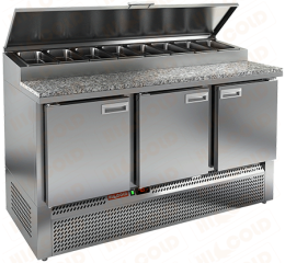 Стол охлаждаемый для пиццы HICOLD PZE1-111/GN камень