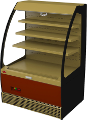 Витрина холодильная Veneto VSo-0,95 GK крашенная