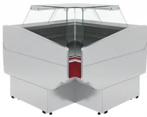 Холодильная витрина Carboma BAVARIA G110 VM-6 (внутренний угол 90, динамика)
