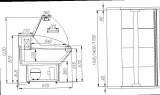 Витрина холодильная Carboma PALM G95 SM 1,2-1 (ВХС-1,2)