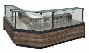 Витрины GC111 (BAVARIA 3) угловые, подъемное стекло