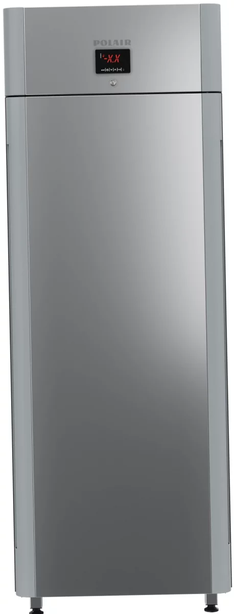 Шкаф холодильный POLAIR CM105-Gm (глухая дверь, нерж. сталь)
