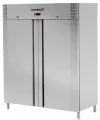 Холодильный шкаф Carboma R1400 INOX (глухие двери)