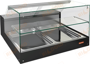 Витрина настольная HICOLD VRS 2 GN S холодильная