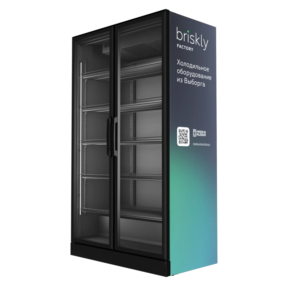 Холодильный шкаф со стеклянной дверью Briskly 11