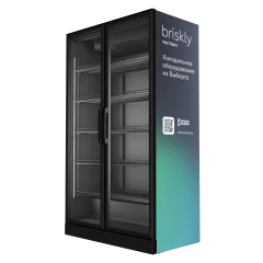 Холодильный шкаф со стеклянной дверью Briskly 11