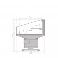 Витрина холодильная Brandford AURA SQ H120 125