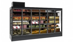 Пристенные охлаждаемые стеллажи Monte MH Plug-In (со встроенным агрегатом)