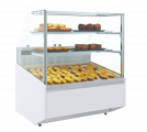 Витрина нейтральная кондитерская CARBOMA KC95 N 1,5-1 (1003 белый)