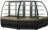 Витрина холодильная Carboma FLANDRIA STANDARD 2 K70 VM 1,3-2 (9005) горка открытая