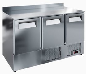 СТОЛ ХОЛОДИЛЬНЫЙ POLAIR TMI3GN-GC ГРАНИТ, БОРТ НЕРЖ.СТАЛЬ