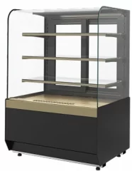 Витрина кондитерская Carboma RADIUS LIGHT KR70 VM 1,3-1 (9005)