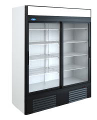 Шкаф холодильный со стеклянной дверью МХМ Капри 1,5 УСКВ нержавейка