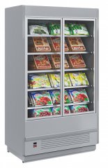 Горка холодильная с дверьми CARBOMA FC20-08 VL 1,0-1 0300 STANDARD (фронт X5L) (цвет по схеме (фронт стандартный цвет))