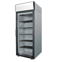 Шкаф холодильный из нержавеющей стали со стеклянной дверью POLAIR DM105-G
