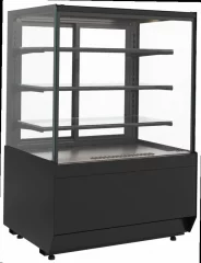 Витрина кондитерская Carboma CUBE STANDARD 2 KC70 VV 0,9-1 (9005)