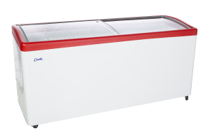 Морозильный ларь с гнутым стеклом МЛГ-700