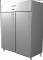 Холодильный шкаф Carboma R1400 INOX (глухие двери)